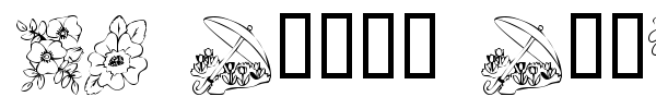KR Bloom Bonanza font preview